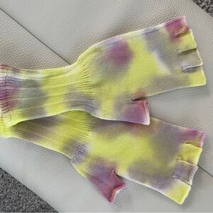 Urban Outfitters Tie-Dye Fingerless Gloves